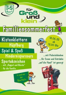 18.06.22: Sommerfest für Groß und Klein!